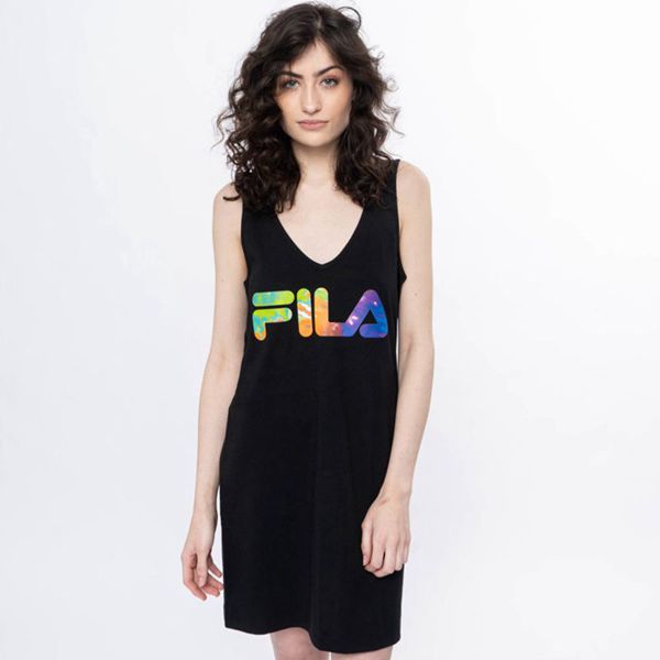 Fila Raven Women's Dresses - Black,NZ 36-41089